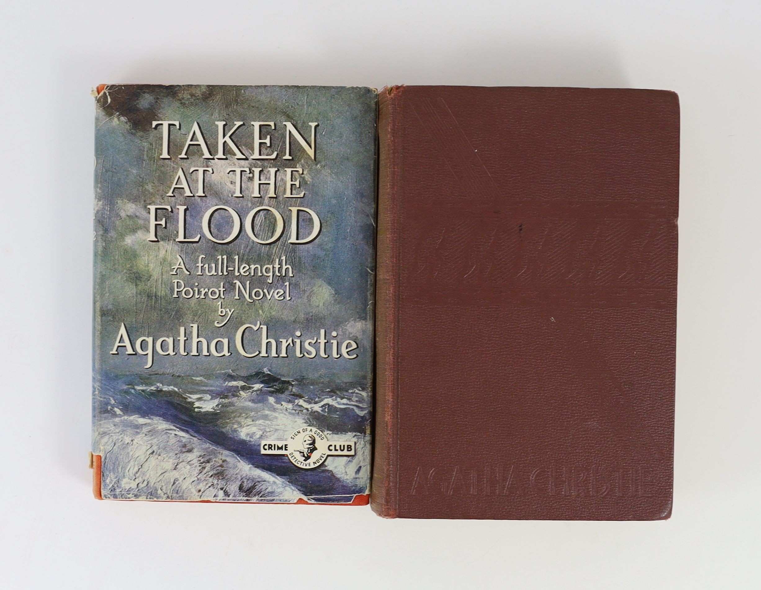 Christie, Agatha - 12 works - Partners in Crime, with torn d/j, with loss to spine and lower rear panel, nd, [1929], Death on the Nile, 2nd impression, in unclipped d/j, with loss to lower spine, 1938; Cards on the Table